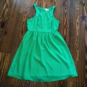 SALE MM Couture Emarald/Kelly green dress SIZE L