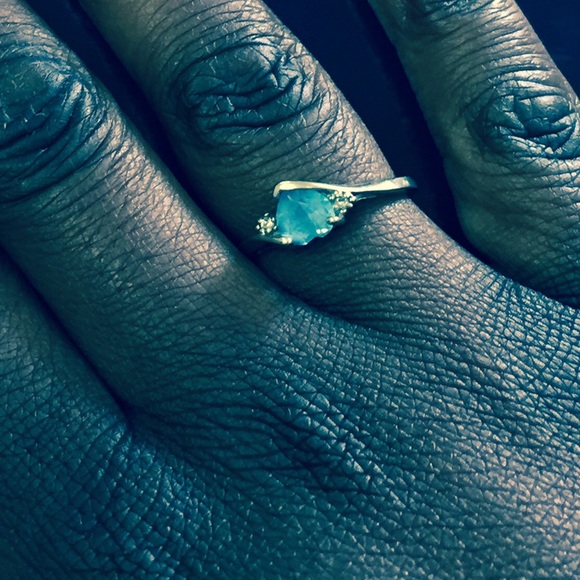 Aquamarine ring