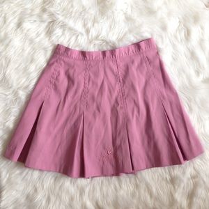 Pink High Waisted Tennis Skirt