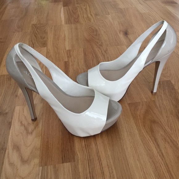 ALDO Shoes - Aldo white and gray shoes