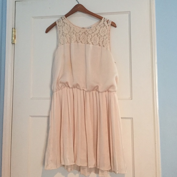 Forever 21 cream dress