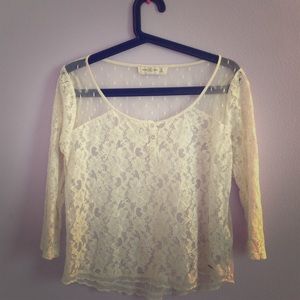 A&F Lace Crop