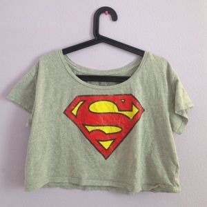 Superman Crop Top