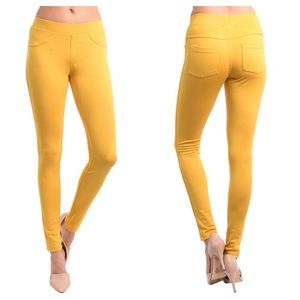 Mustard Jeggings