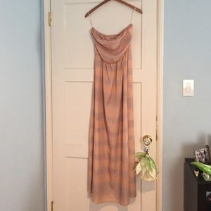Forever 21 peach maxi dress