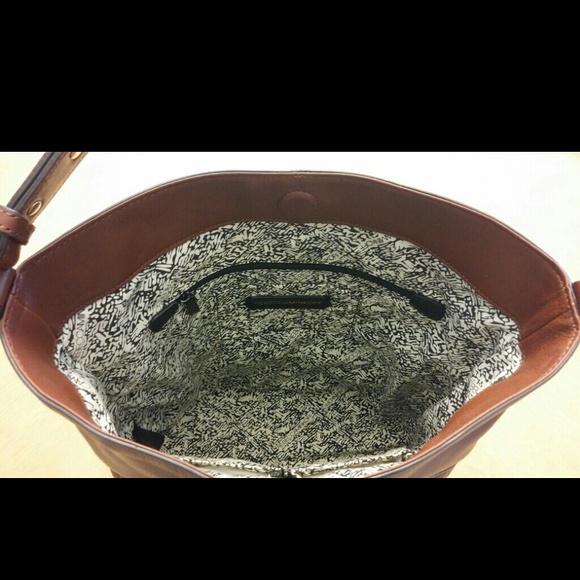 🌟🌸SOLD🌸🌟 Rebecca Minkoff Brown Leather Hobo - Picture 3 of 4