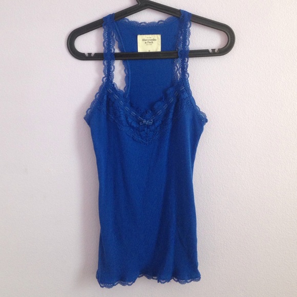 A&F Lace Trim Tank - Picture 1 of 3