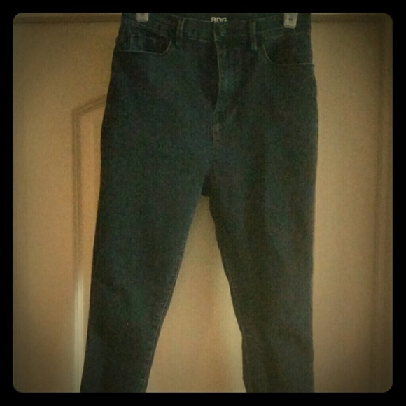 BDG high waist, dark wash jeans