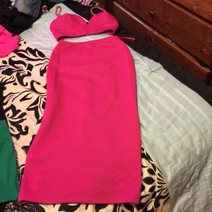 body skirt and crop top