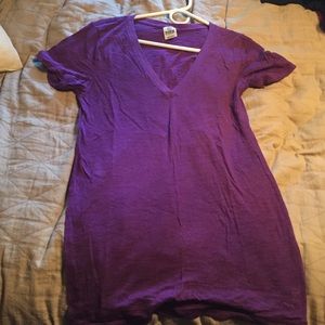 Victoria Secrets purple vneck sleep shirt