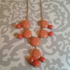 Orange bubble necklace