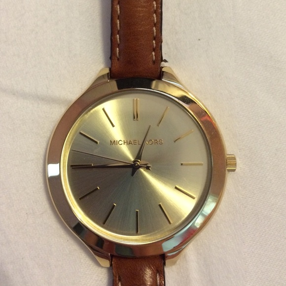 Michael Kors Jewelry - MK leather wrap watch-SOLD