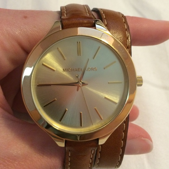 MK leather wrap watch-SOLD - Picture 3 of 4