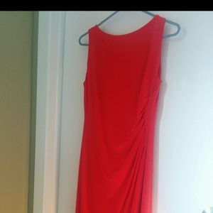 Ralph Lauren persimmon colored dress, size 8