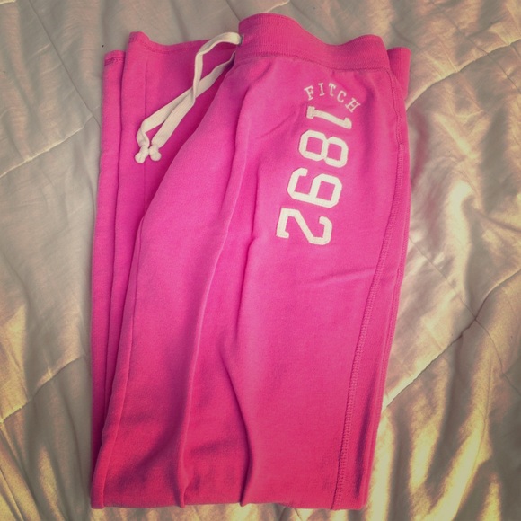 A&F Pink Sweatpants
