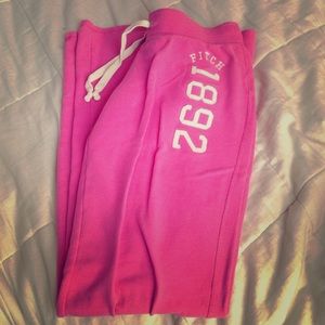 A&F Pink Sweatpants