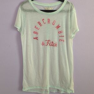 A&F Sheer sparkle top