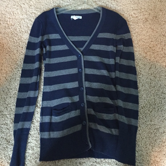 Striped cardigan