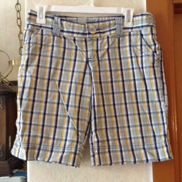 Plaid Capris