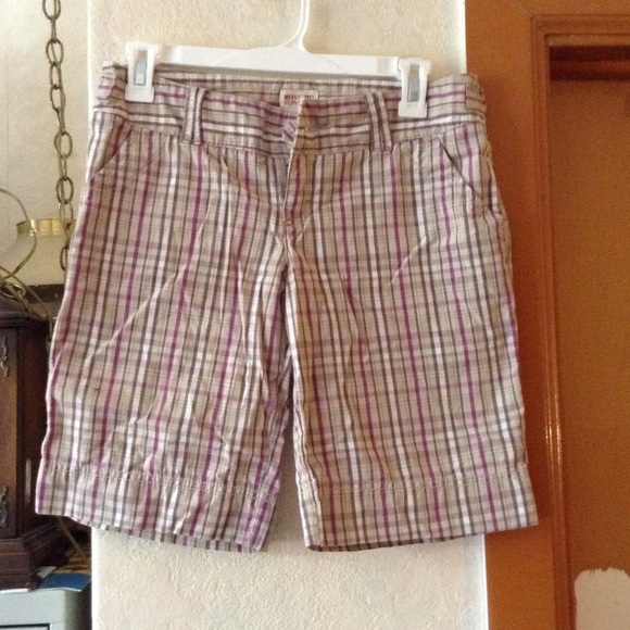 Colorful Plaid Capris