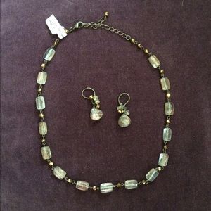 Ann Taylor necklace and earrings