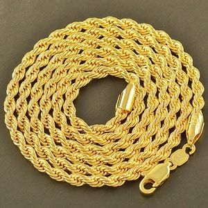 24" Gold Filled Rope Necklace