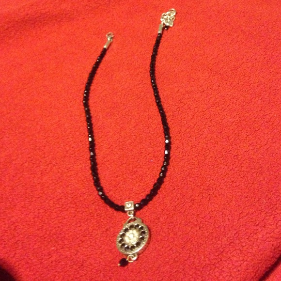Black cocktail dress necklace