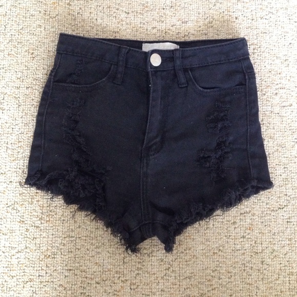 Denim - Super Cute High-Waisted Shorts