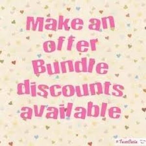 Bundles and offers and new homes for my items