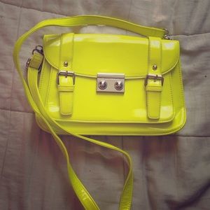 Neon Yellow Purse
