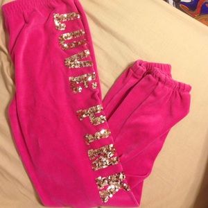 Vs pink sweatpants