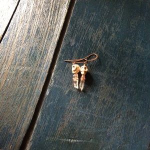 Day of the dead style earrings!