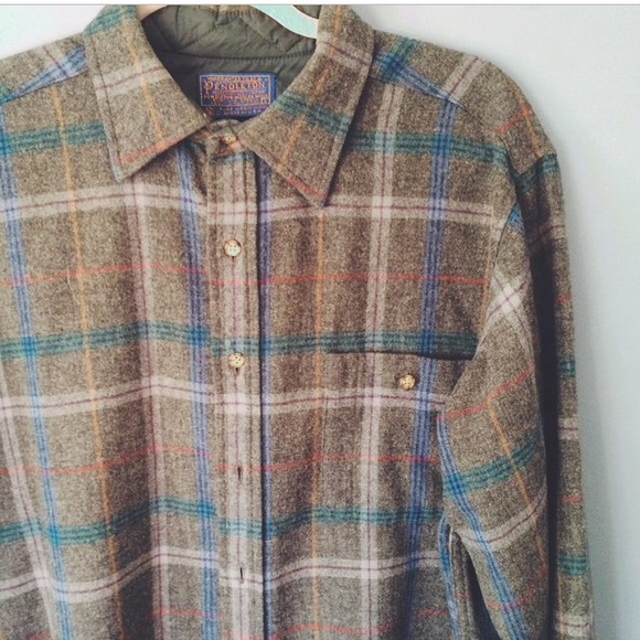 Pendleton Oversized Wool Flannel, Vintage