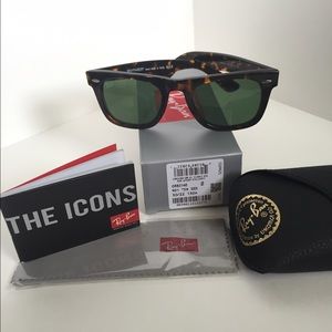 Authentic Ray Ban Tortoise Frame Original Wayfarer