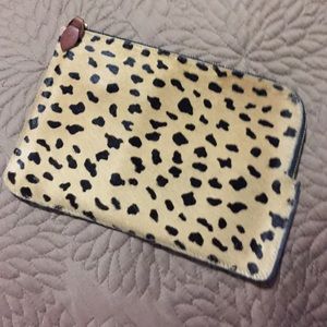Madewell Leopard Clutch