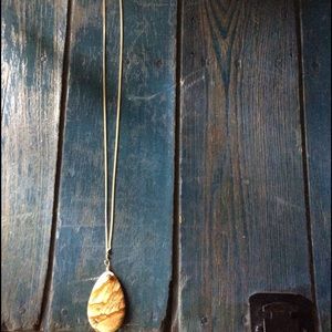 Fantastic picture jasper long statement necklace