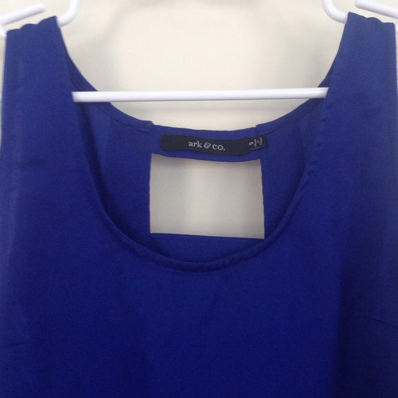 High-Low Tank with Cut-Out Back - Picture 3 of 3