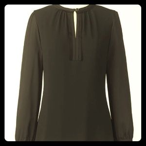 New Lightweight Black Chiffon Top
