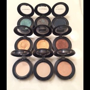 MAC eye shadows. Hardly used.