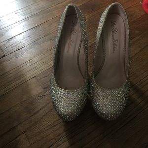Sparkly high heels