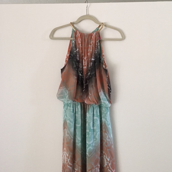 Vince Camuto Dresses & Skirts - Vince Camuto Dress. Chevron Snake Blouson Maxi.