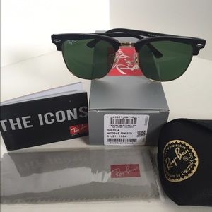 Authentic Ray Ban Black frame Clubmaster