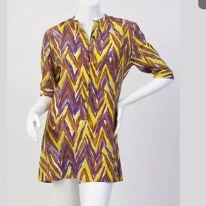 Tucker silk shirt dress, sz xs. Nwt