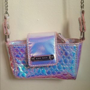 Holographic Nine West purse