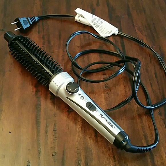Curling iron brush