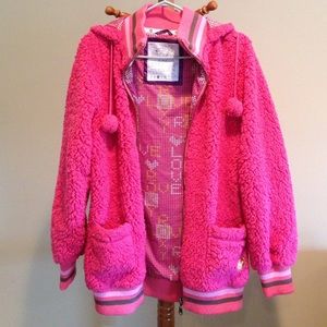 Pink wool jacket