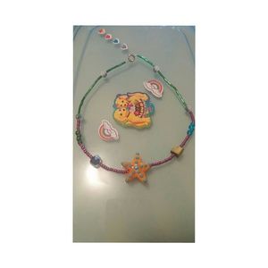 mermaid beaded colorful kawaii choker )