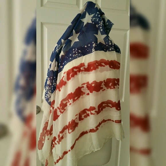 American flag scarf - Picture 2 of 2