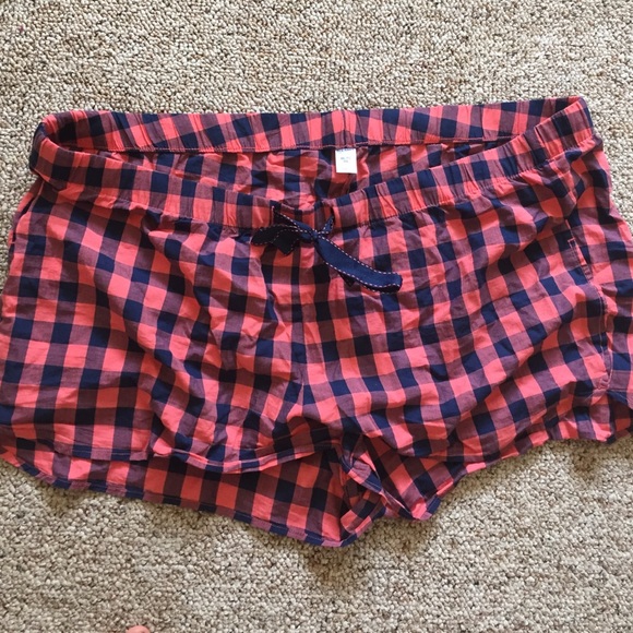 Old Navy Plaid Sleep Shorts