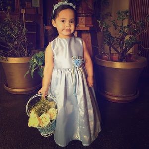 Blue toddler dress sz 3T